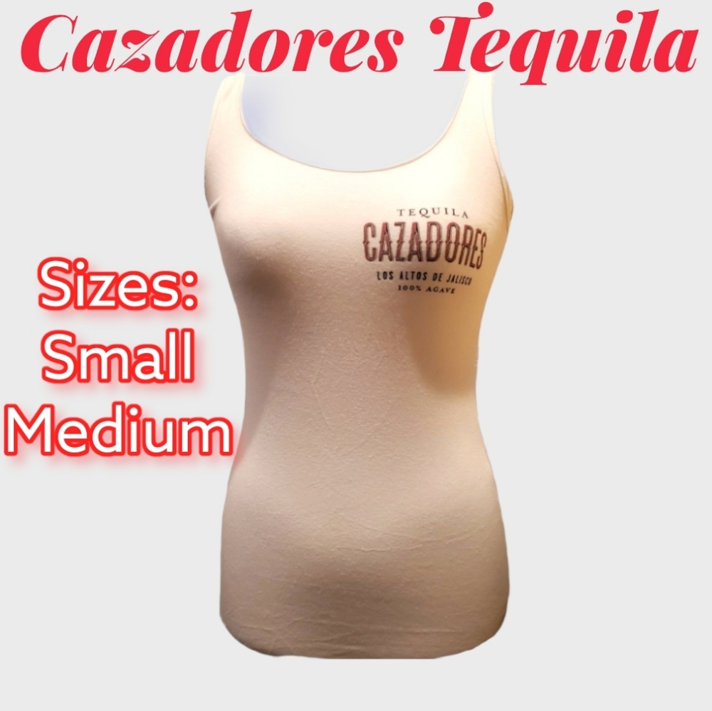 Cazadores Tequila Woman's White Tank